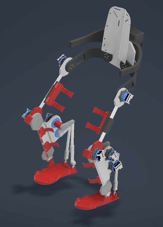 LECTER exoskeleton, isometric view